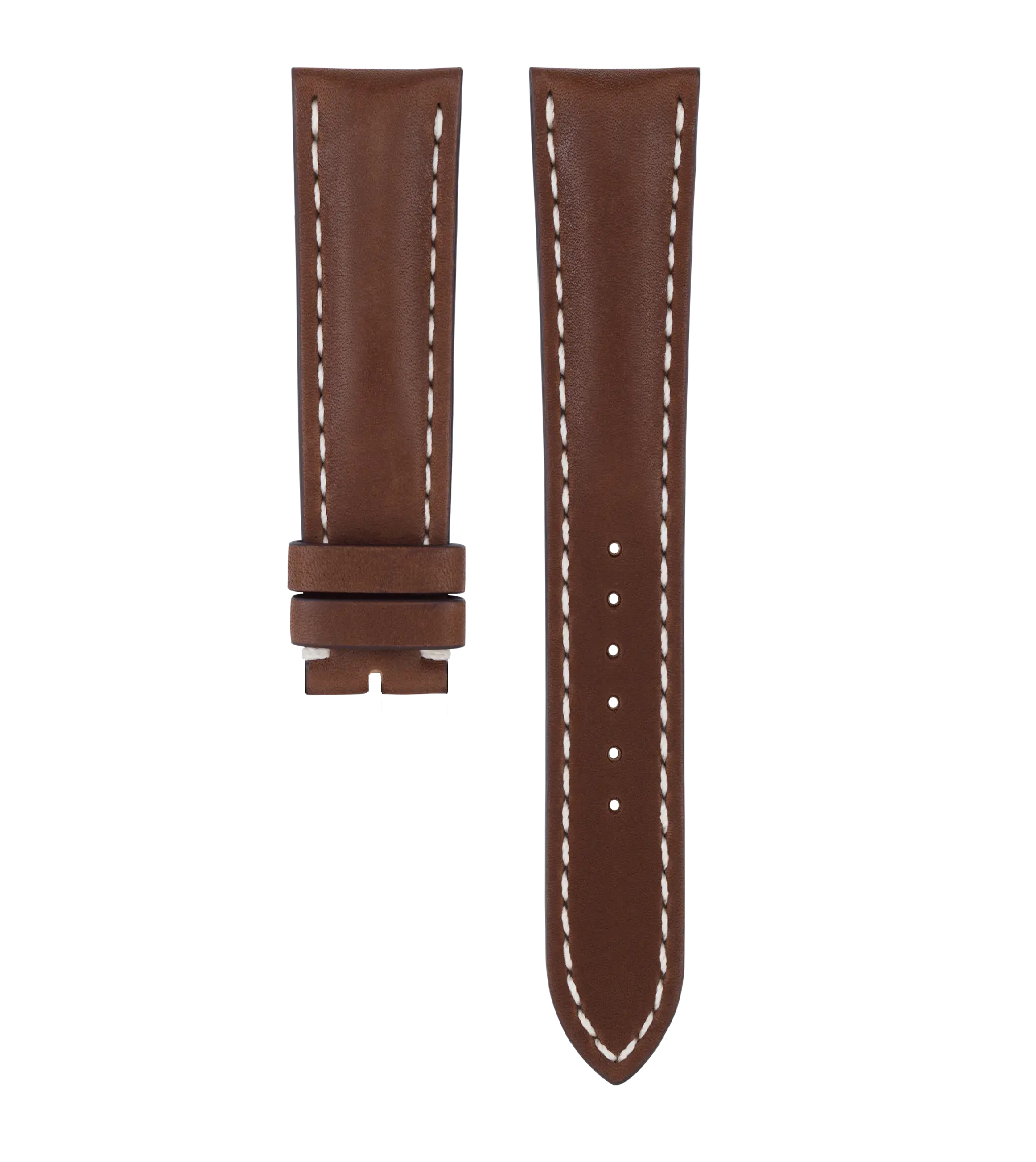 Kalbsleder Armband Braun - 20/18 mm
