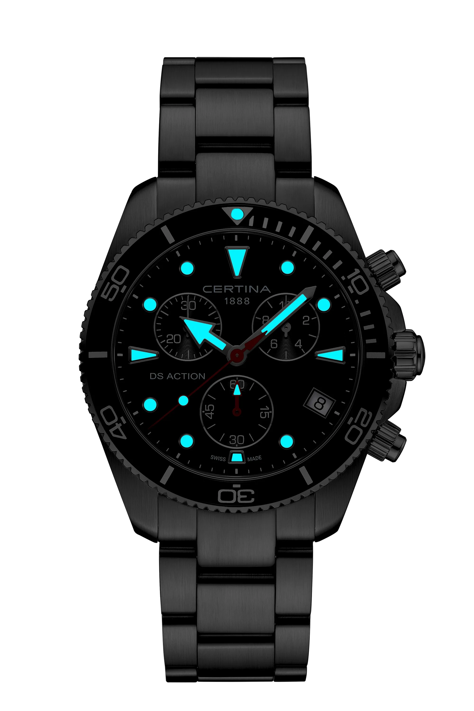 DS Action Chrono Quarz 42mm - Schwarz 