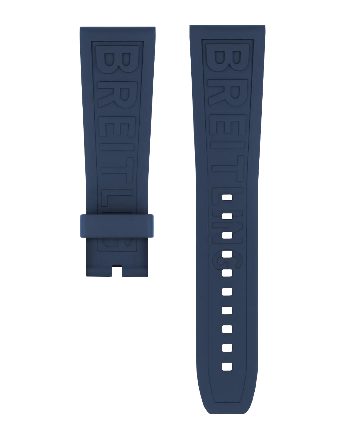 BREITLING Kautschukband - DIVER PRO III - Blau - 24/20 mm