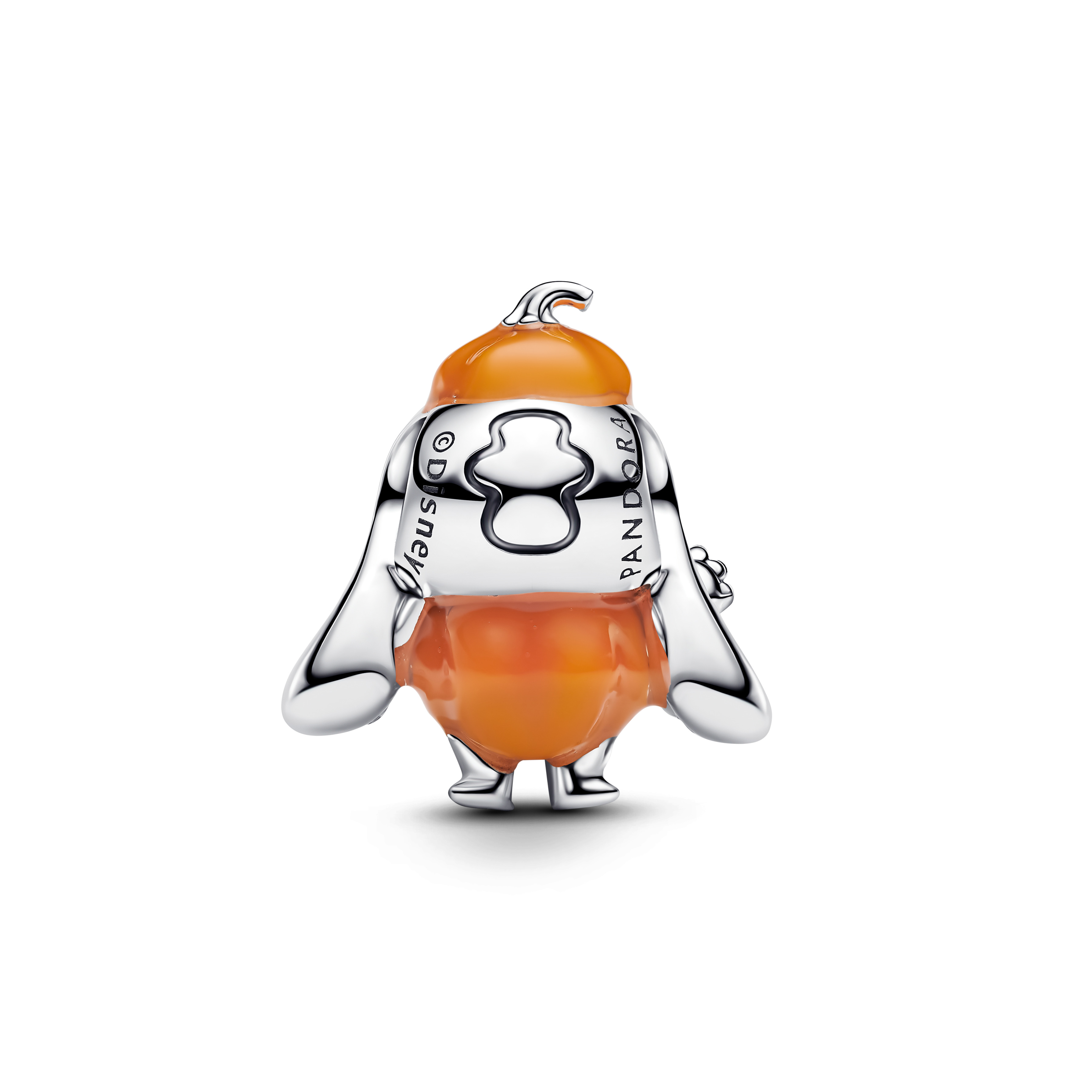 Disney Stitch Halloween-Kürbis Charm  - Sterling-Silber