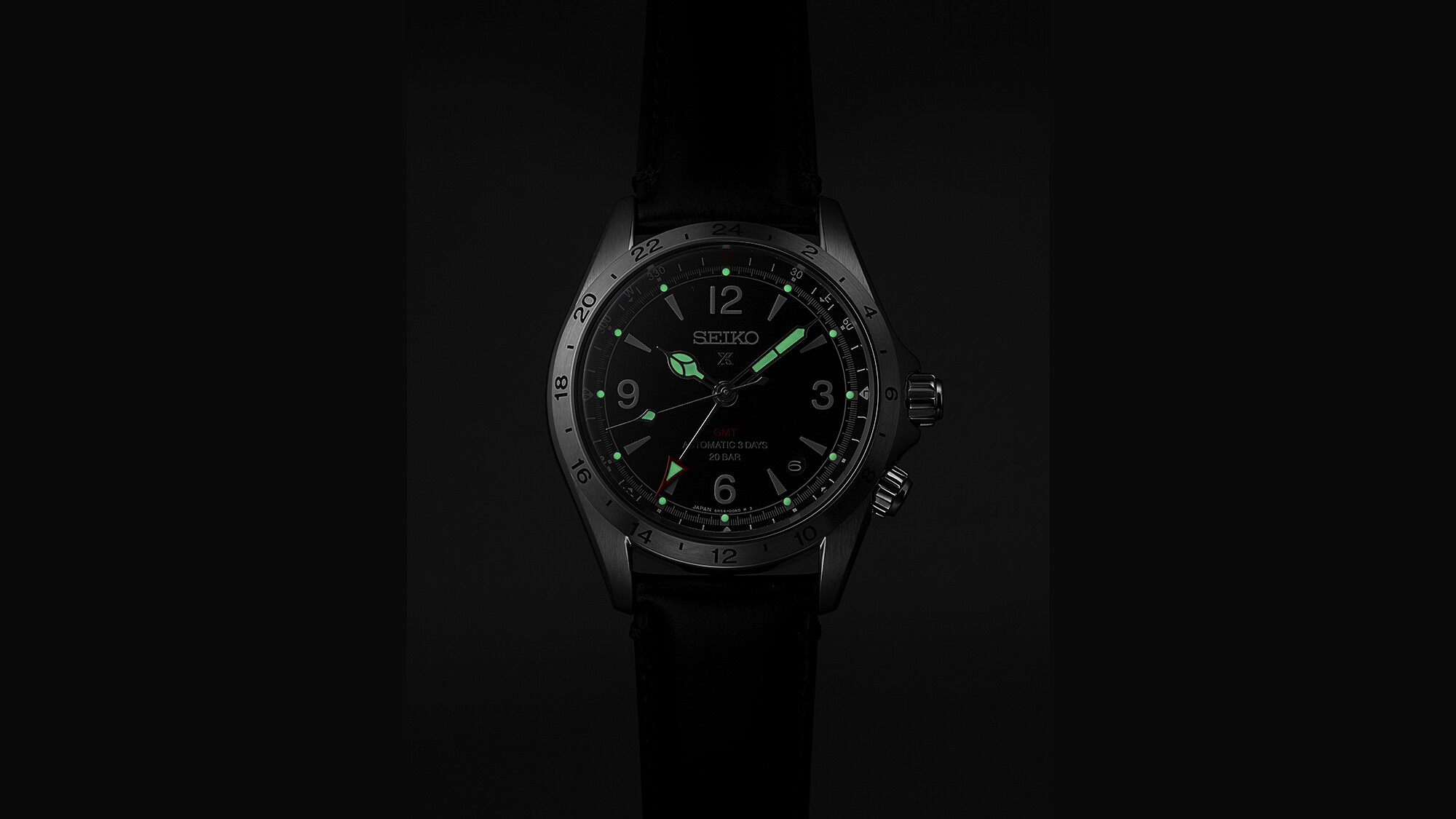 Prospex Prospex LAND Alpinist GMT Automatik - 3 Days - Schwarz