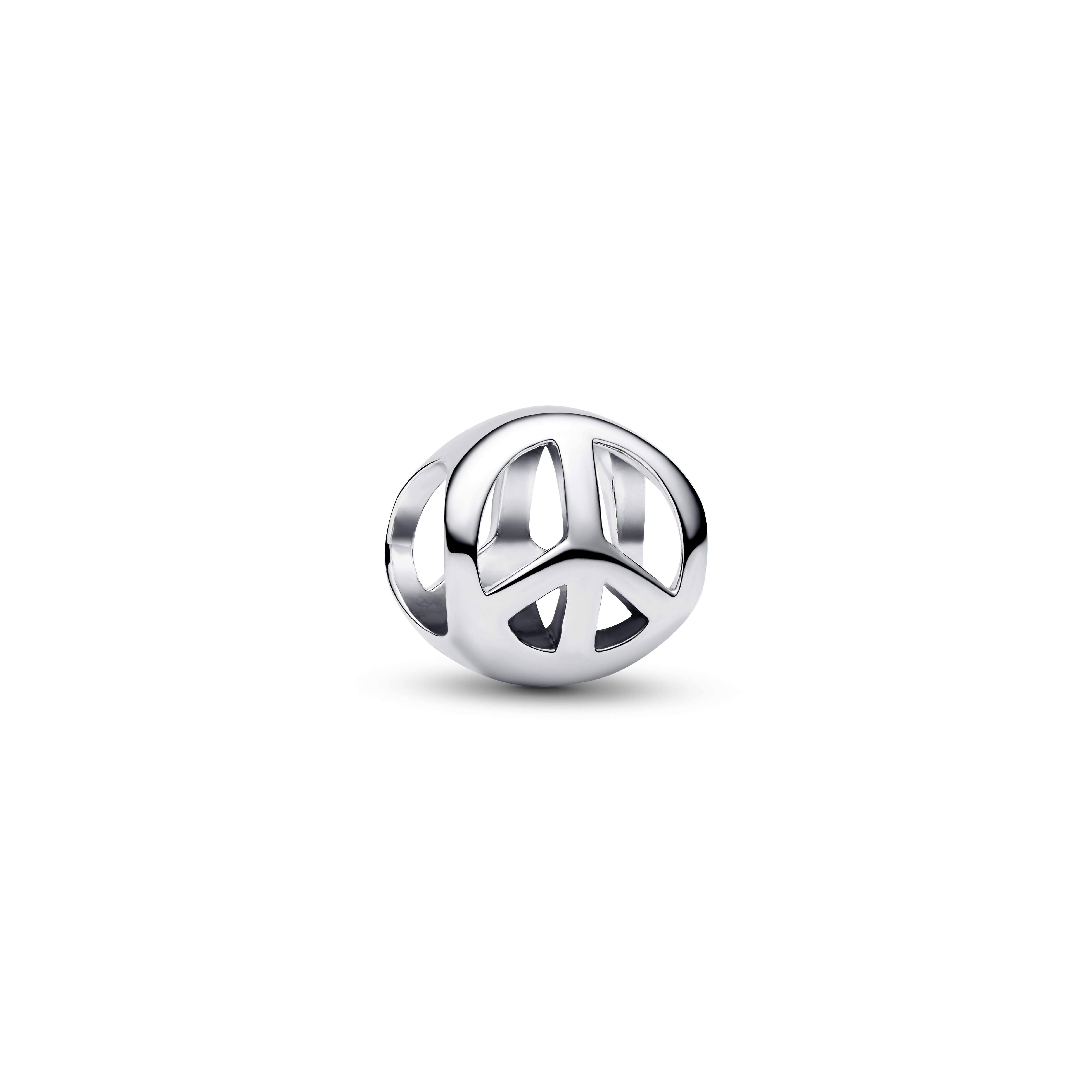 Friedens-Symbol Peace Mini-Charm - Sterling-Silber