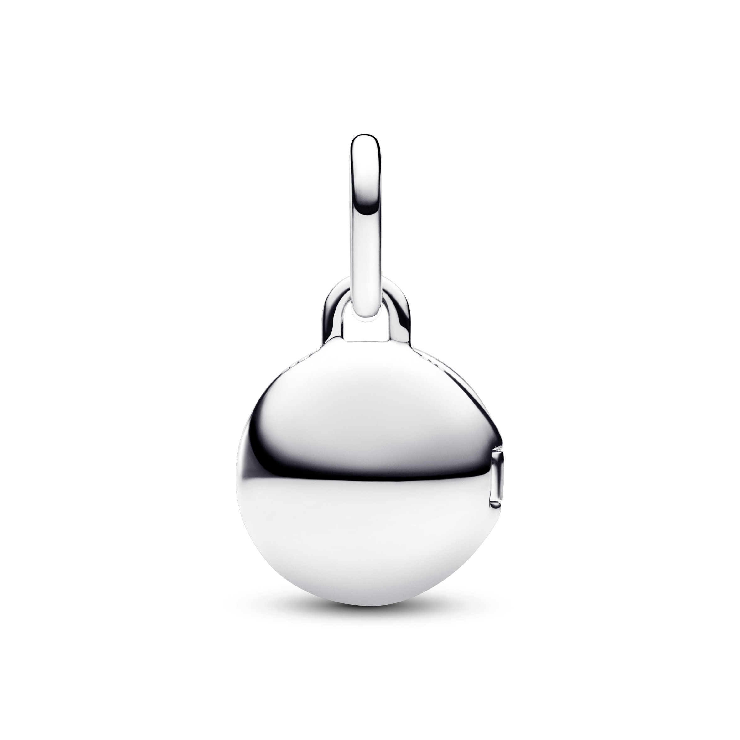 Aufklappbares Liebesmedaillon Charm-Anhänger - Sterling-Silber