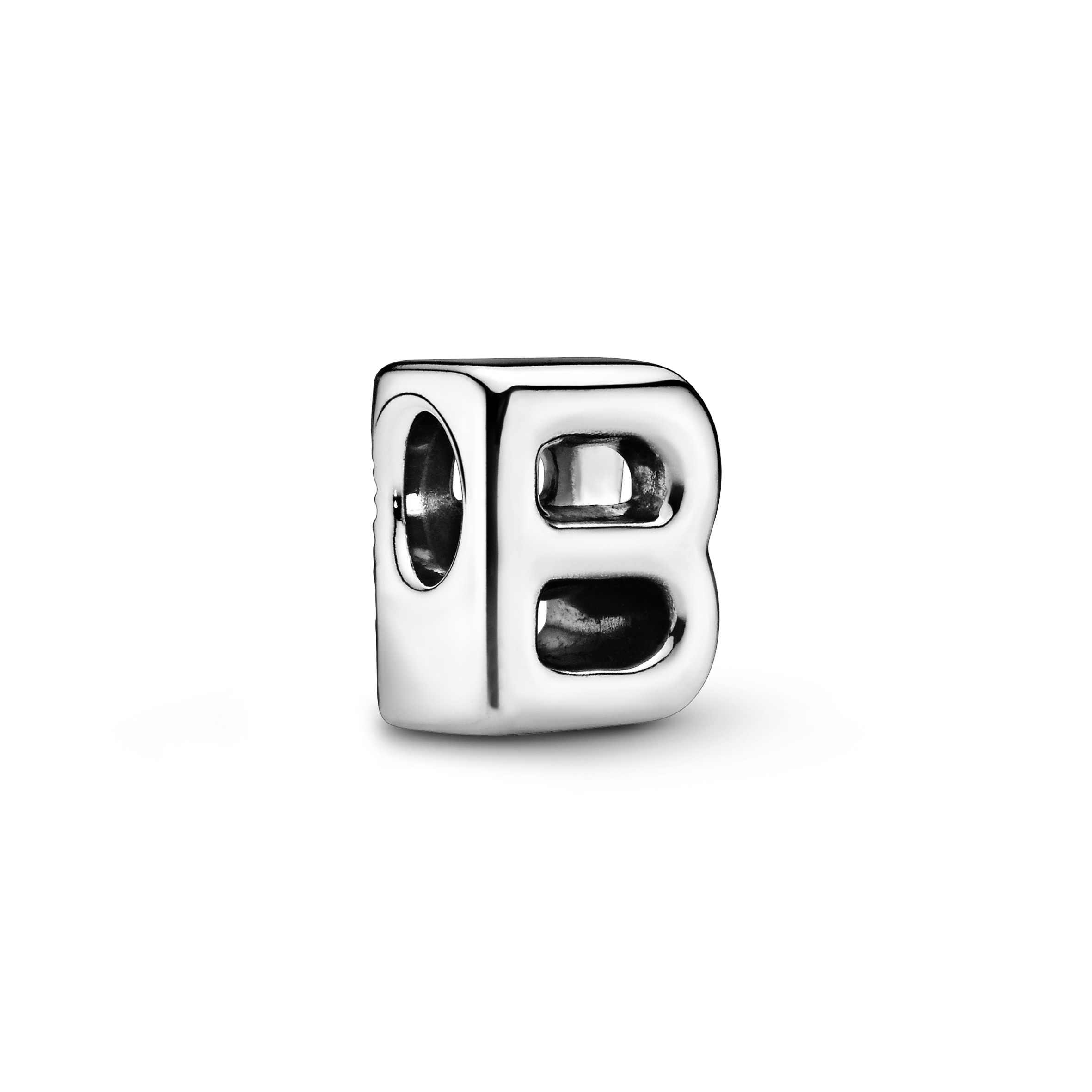 Buchstabe B Alphabet-Charm - Sterling-Silber