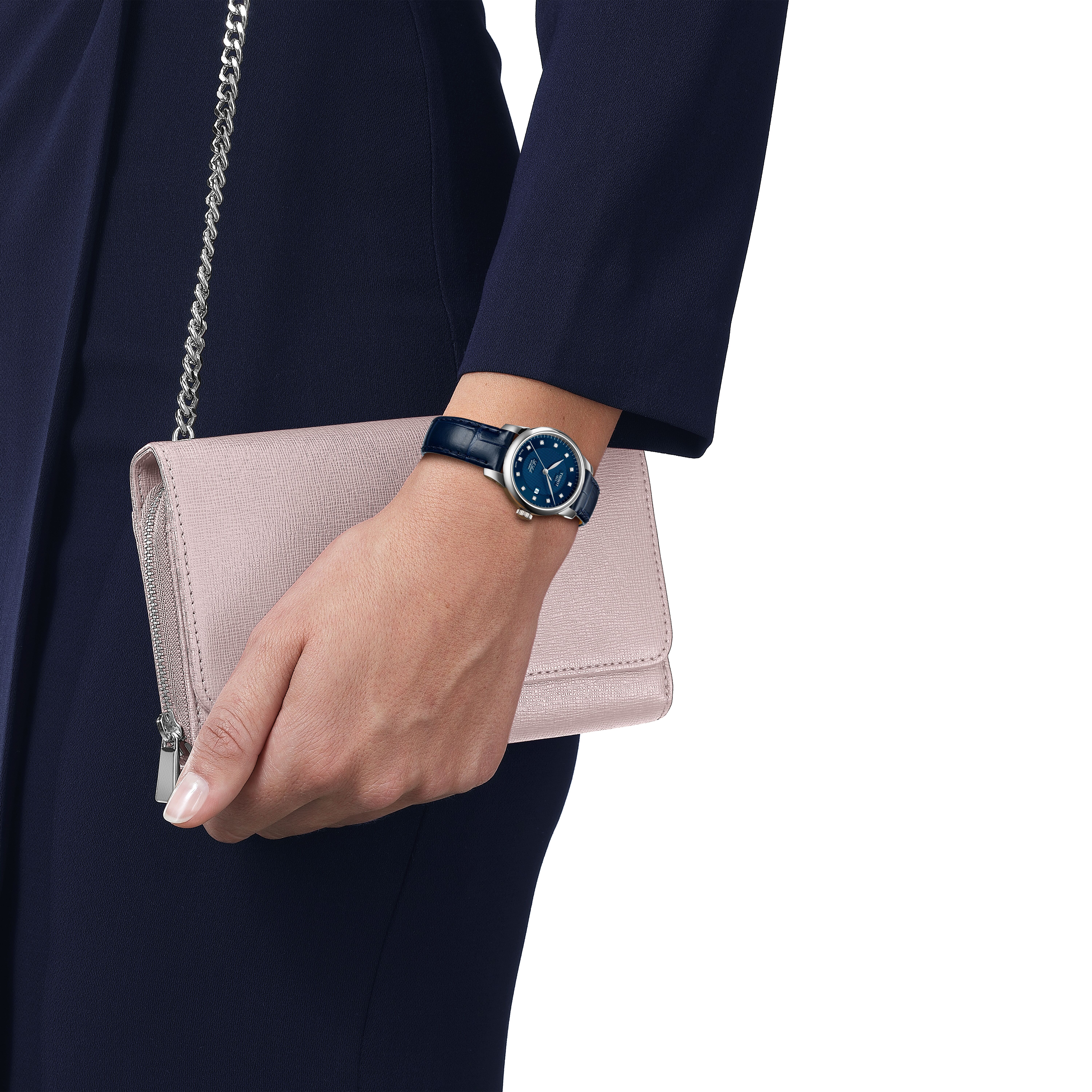 Le Locle Automatic Lady (29,00) - Diamant - Blau
