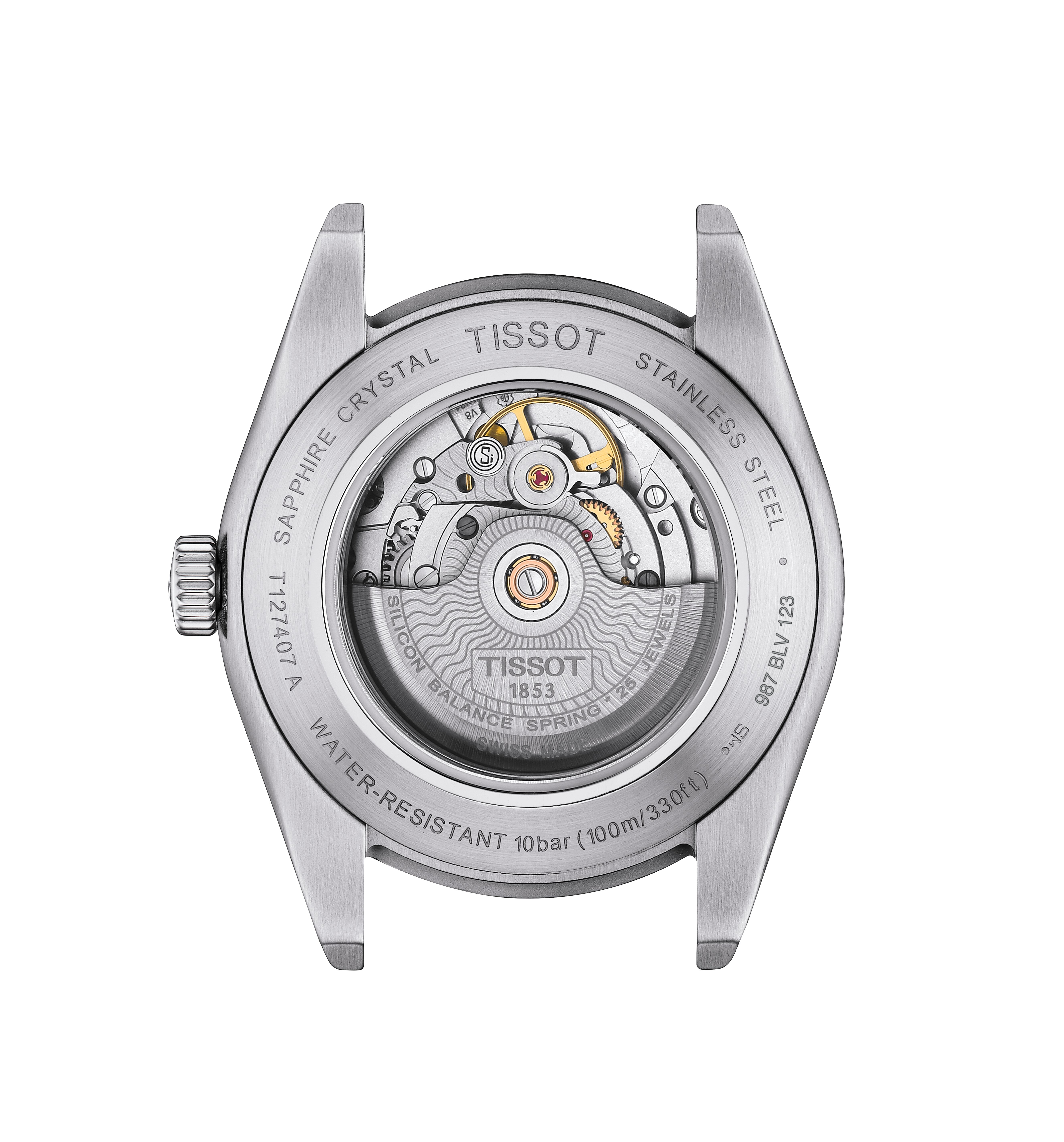Gentleman 40 mm Powermatic 80 Silicium - Eisblau