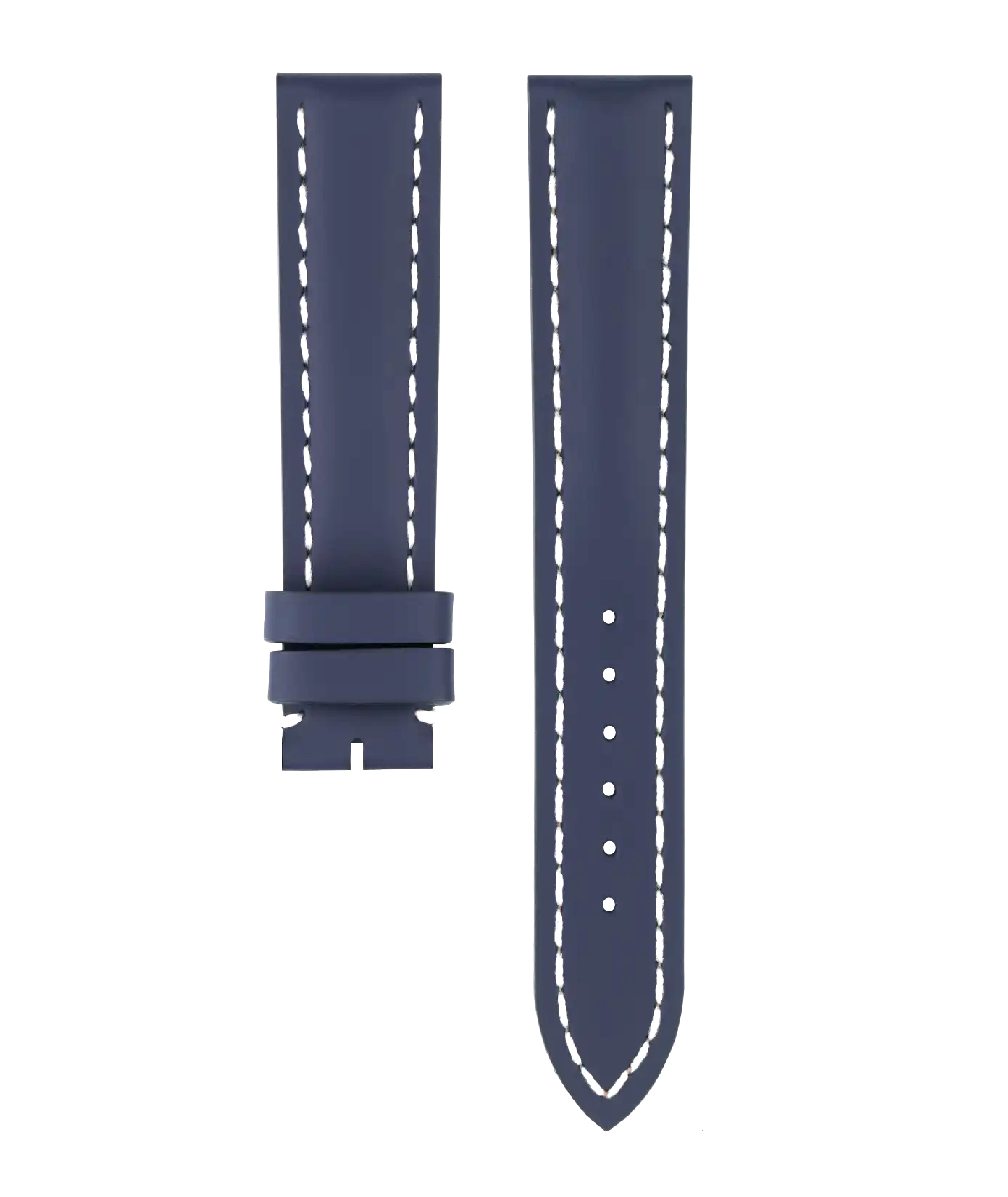 Kalbsleder Armband Blau - 20/18 mm