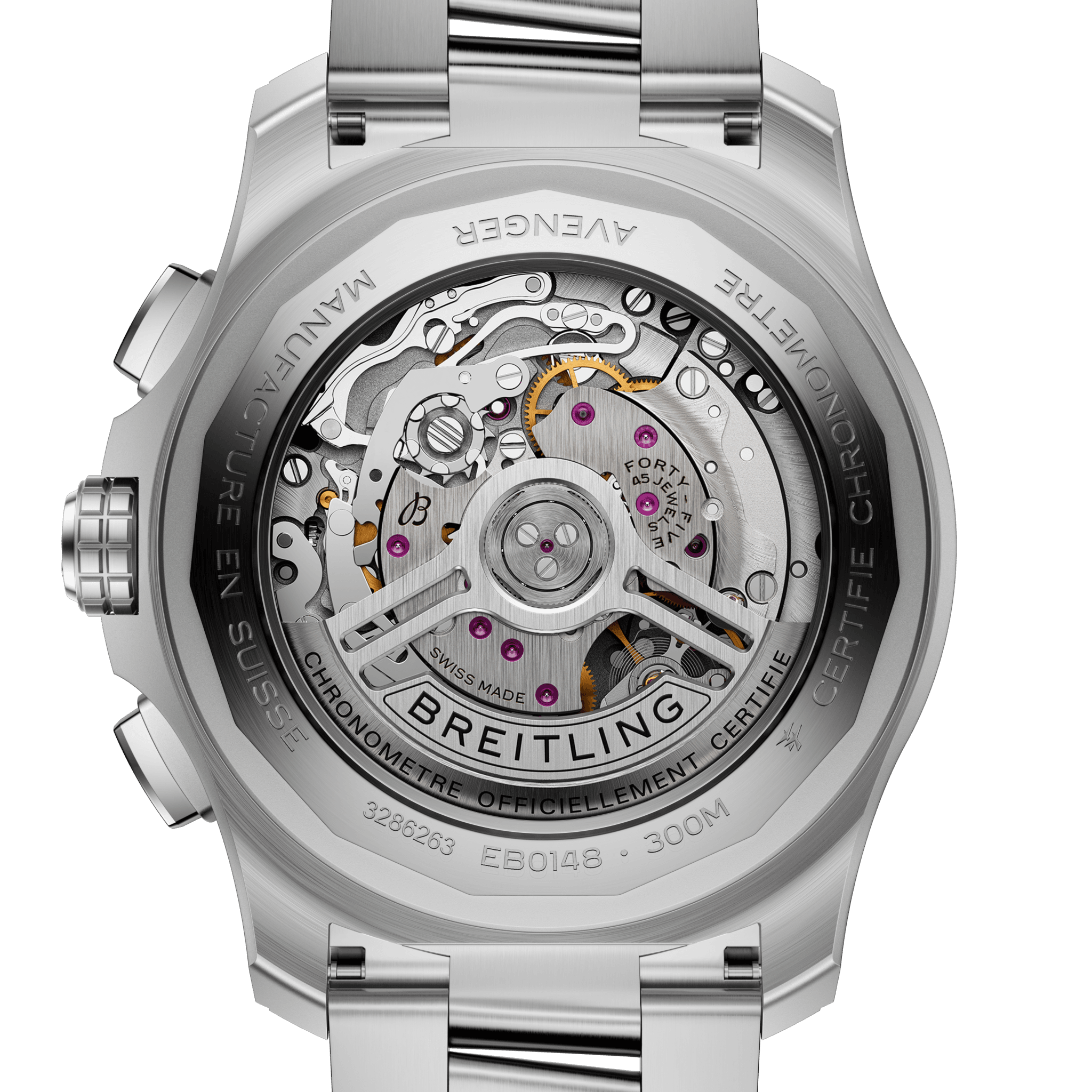 Super Avenger B01 Chronograph 46 - Schwarz - Titan