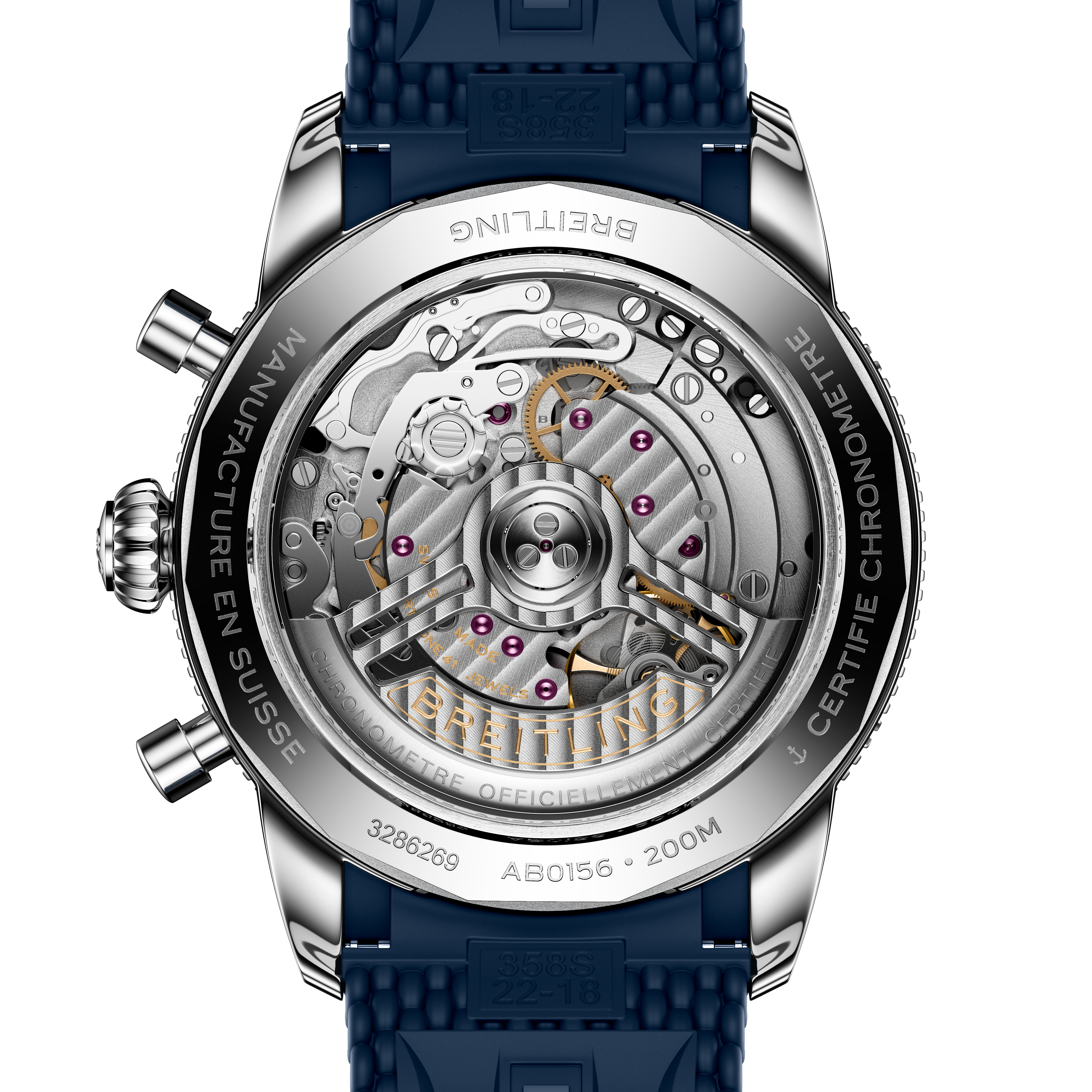 Superocean Heritage B01 Chronograph 42 - Blau