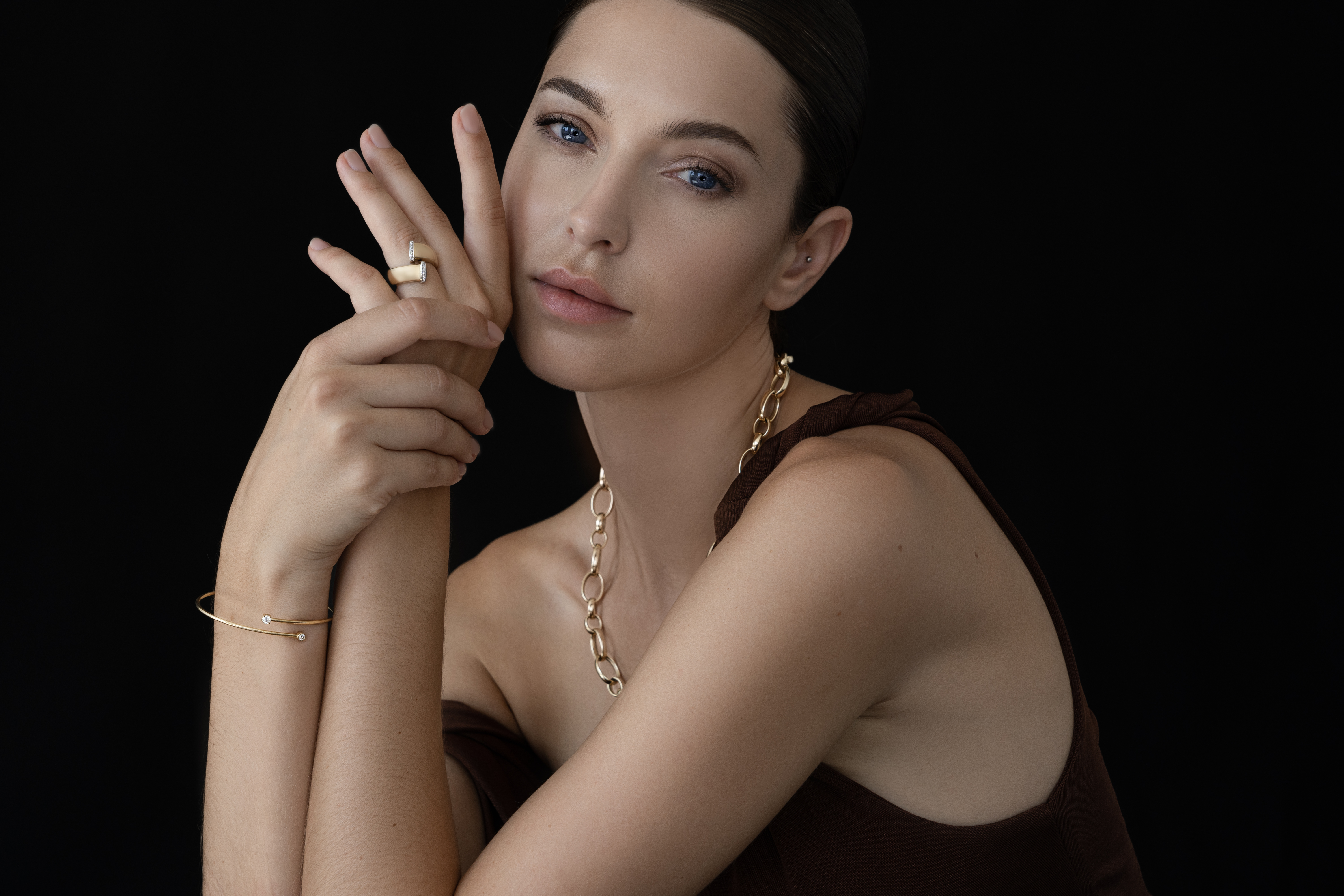 Ring offen - Pavé - 0,11ct 