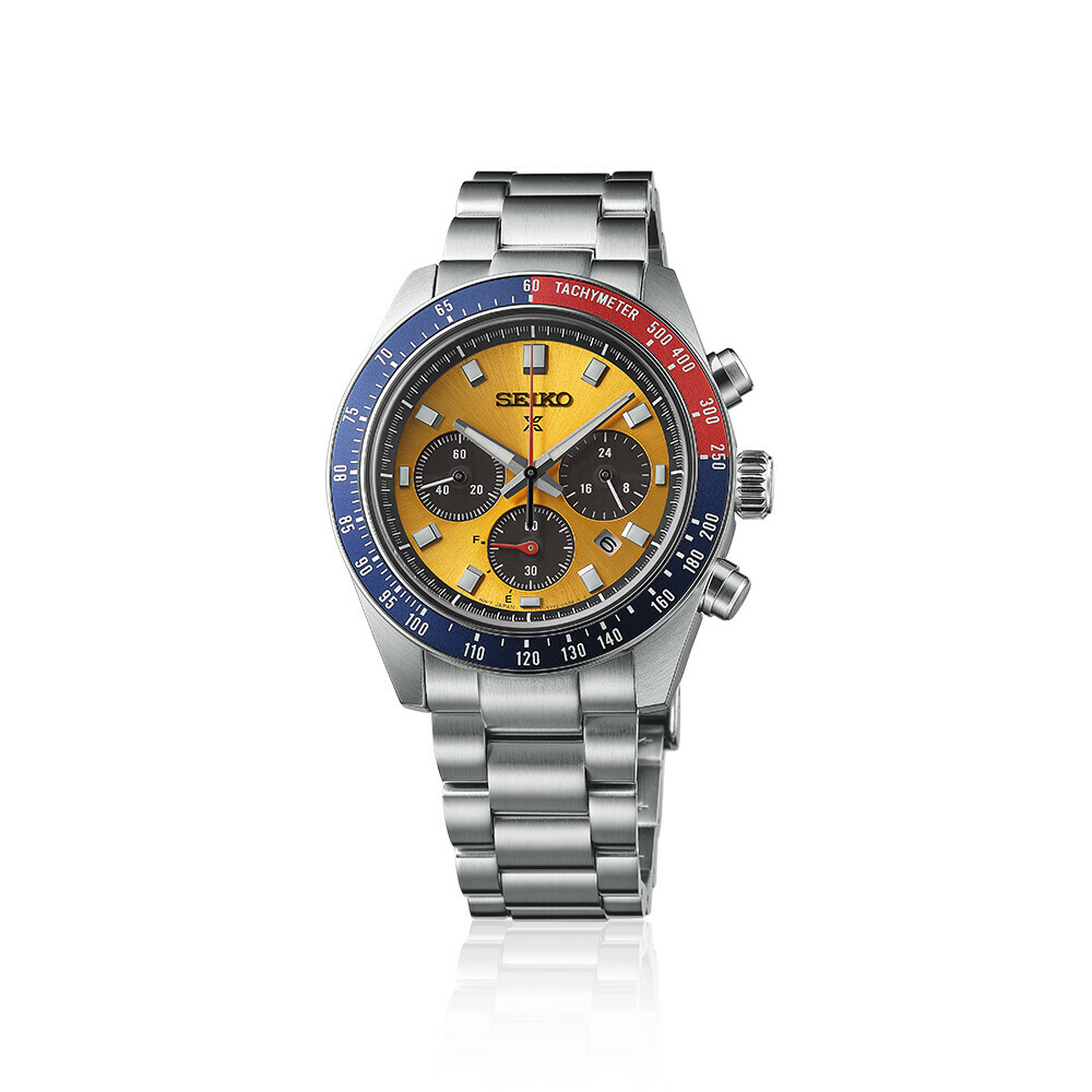 Prospex Speedtimer Solar Chronograph  - Gelb / Blau / Rot