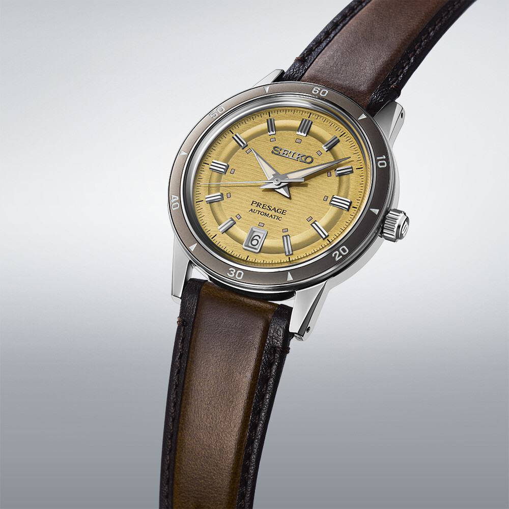PRESAGE Automatik Style60's  - 39,50mm - Gelb