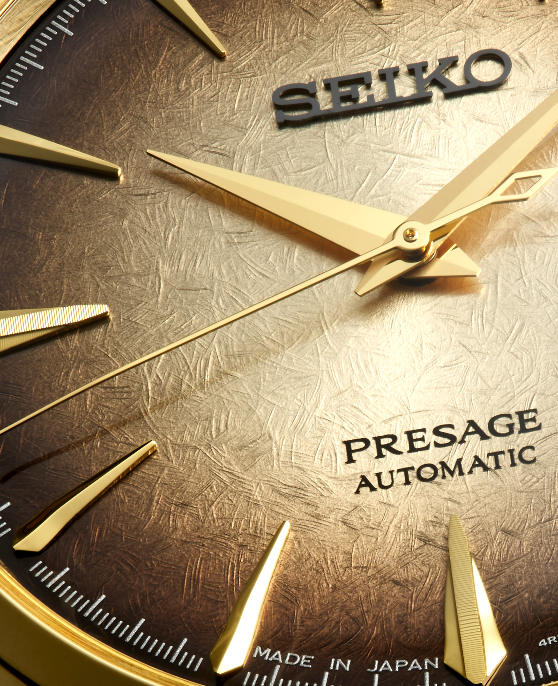 PRESAGE Cocktail Time Automatik 41mm - 3 Zeiger - Gold - Beer 