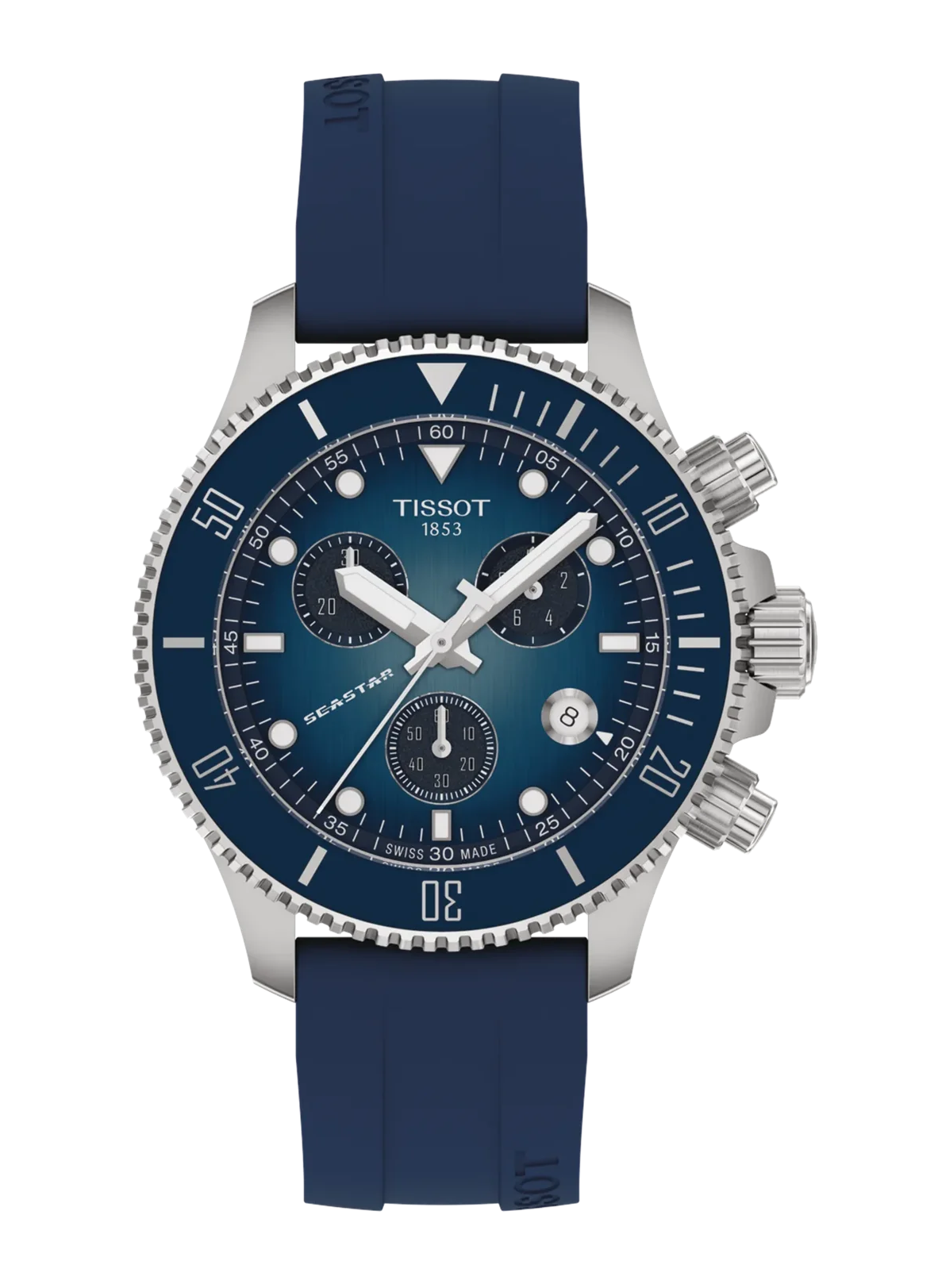 Seastar 1000 Quartz Chronograph 38mm  - Blau