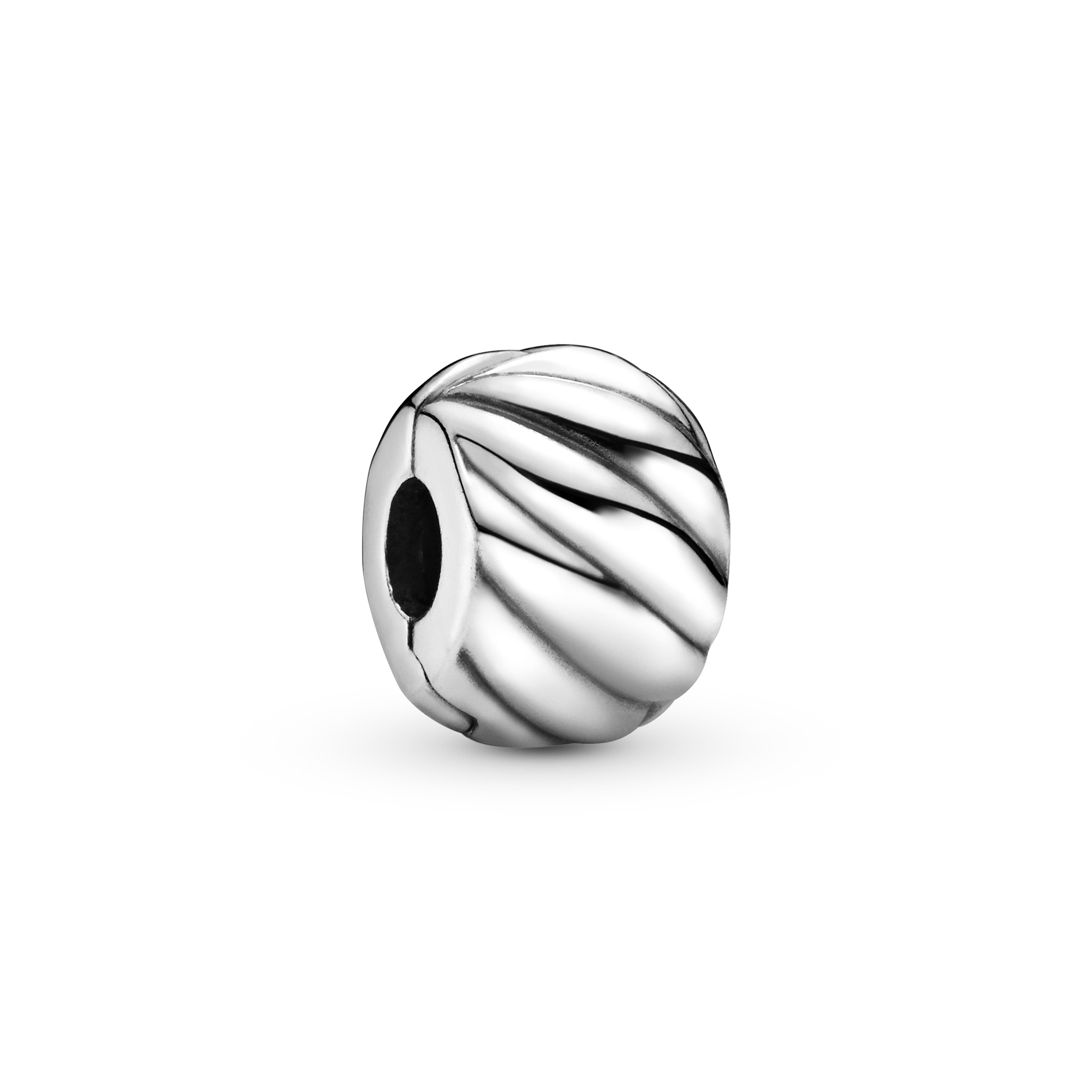 Polierter Gefiederter Clip  - Sterling-Silber