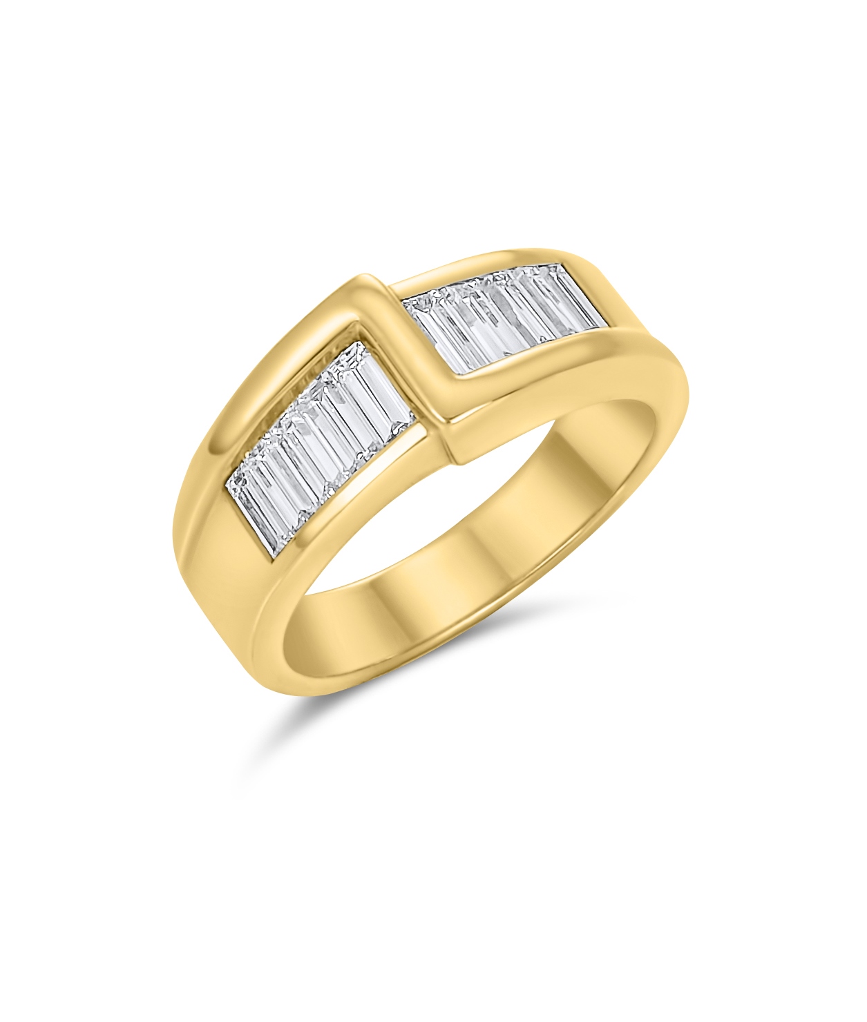 Diamat Ring  - Baguette Diamanten - 1,05ct