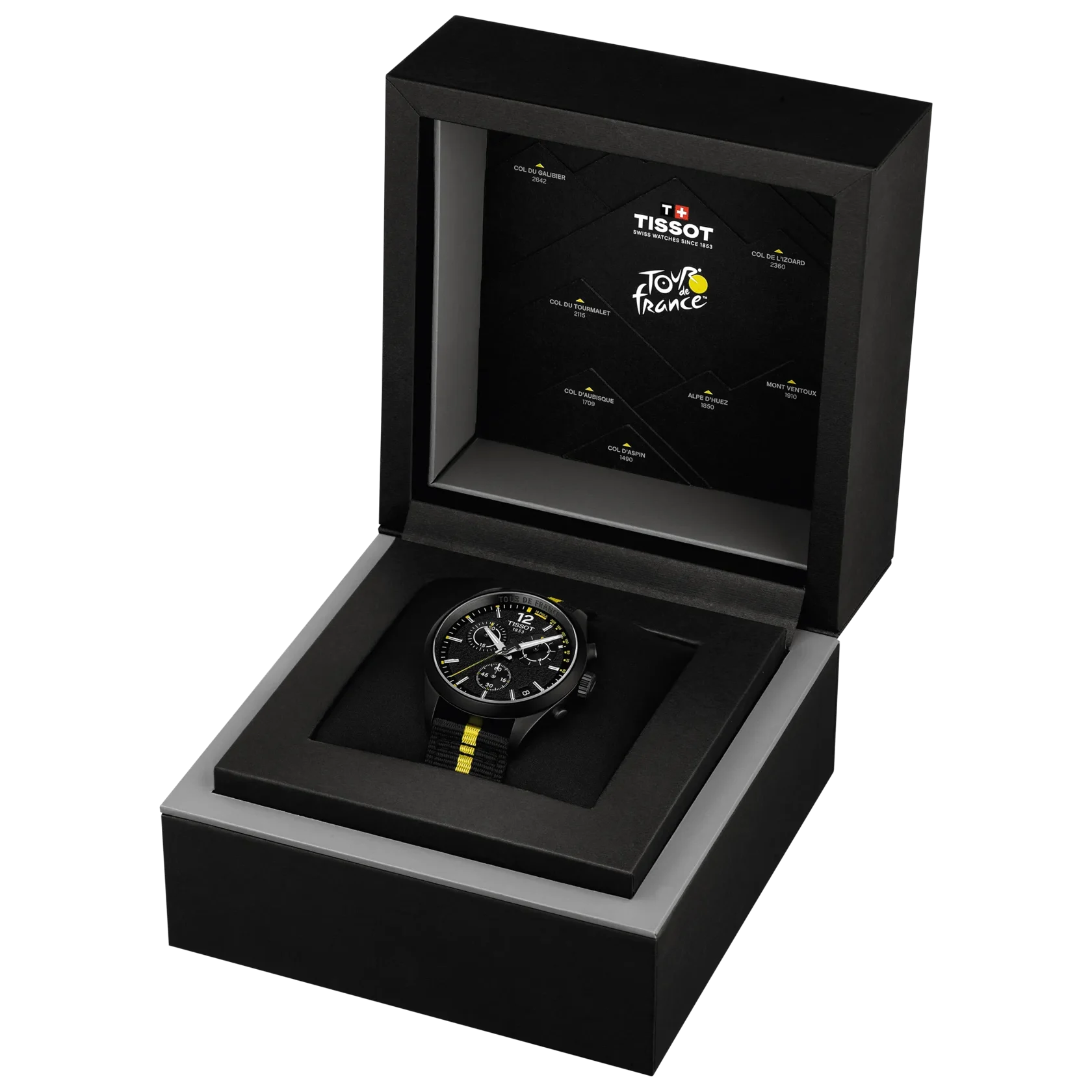  PR 100 Chronograph - Tour de France 2026 - 40mm - Schwarz Gelb + Kautschukband