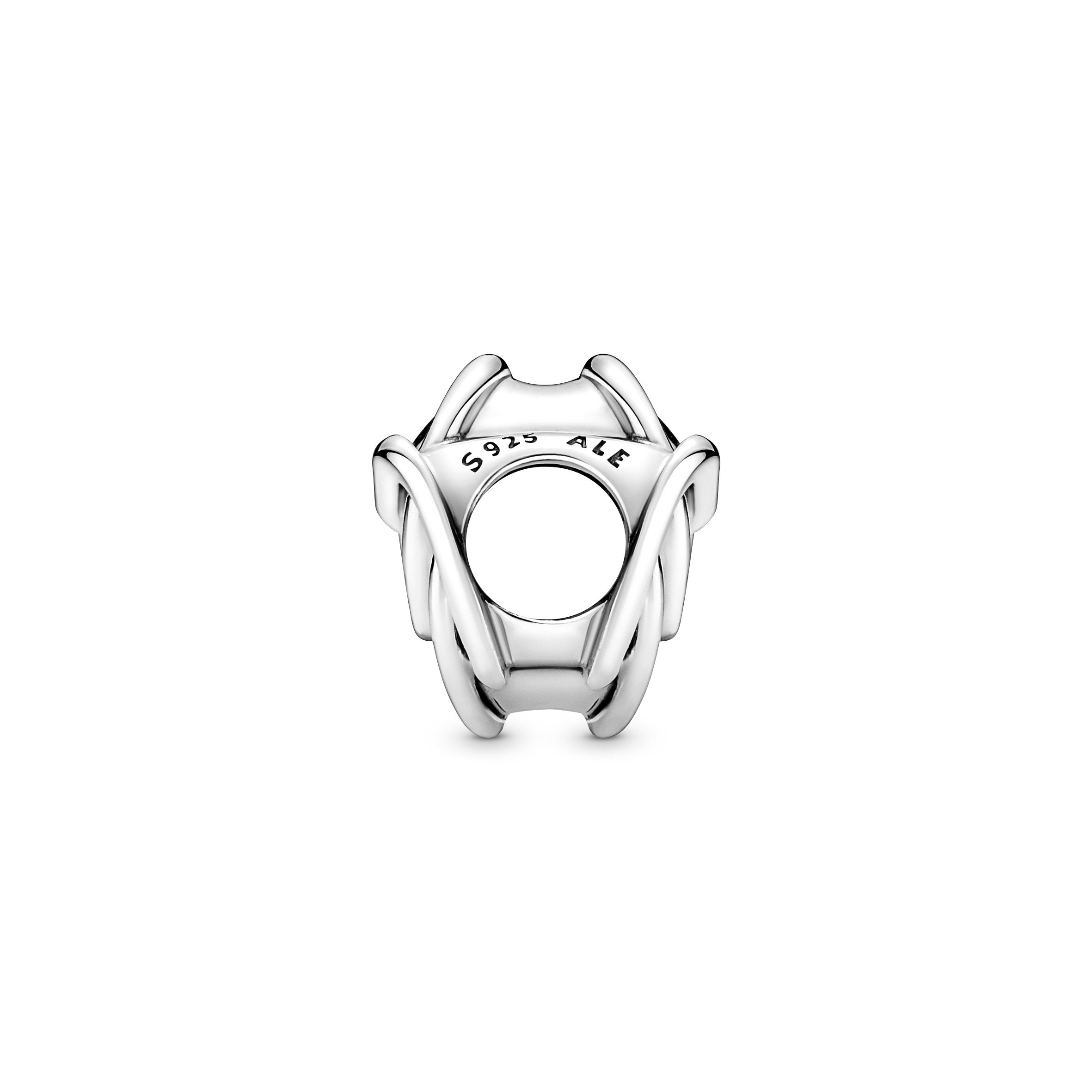 Familie Für Immer Verschlungenes Herz Charm - Sterling-Silber