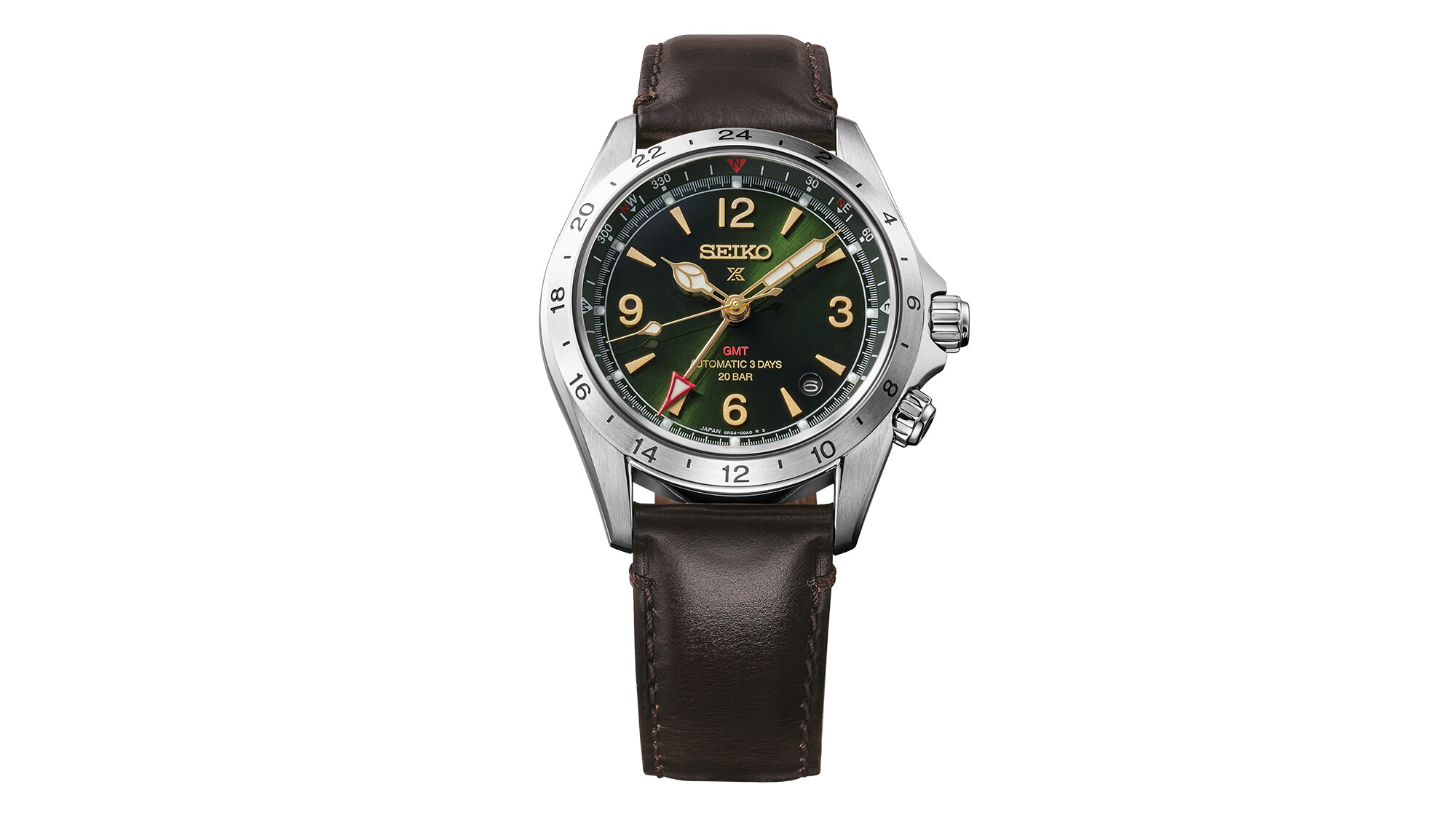 Prospex Prospex LAND Alpinist GMT Automatik - 3 Days - Grün 