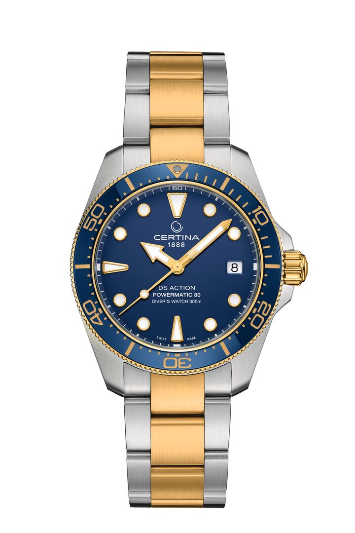 DS Action Diver 38 - Powermatic 80 - Bicolor - Blau