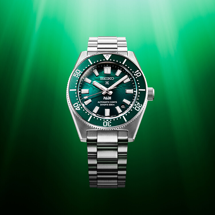 Prospex SEA Automatik Diver's 300M PADI Sonderedition - Grün