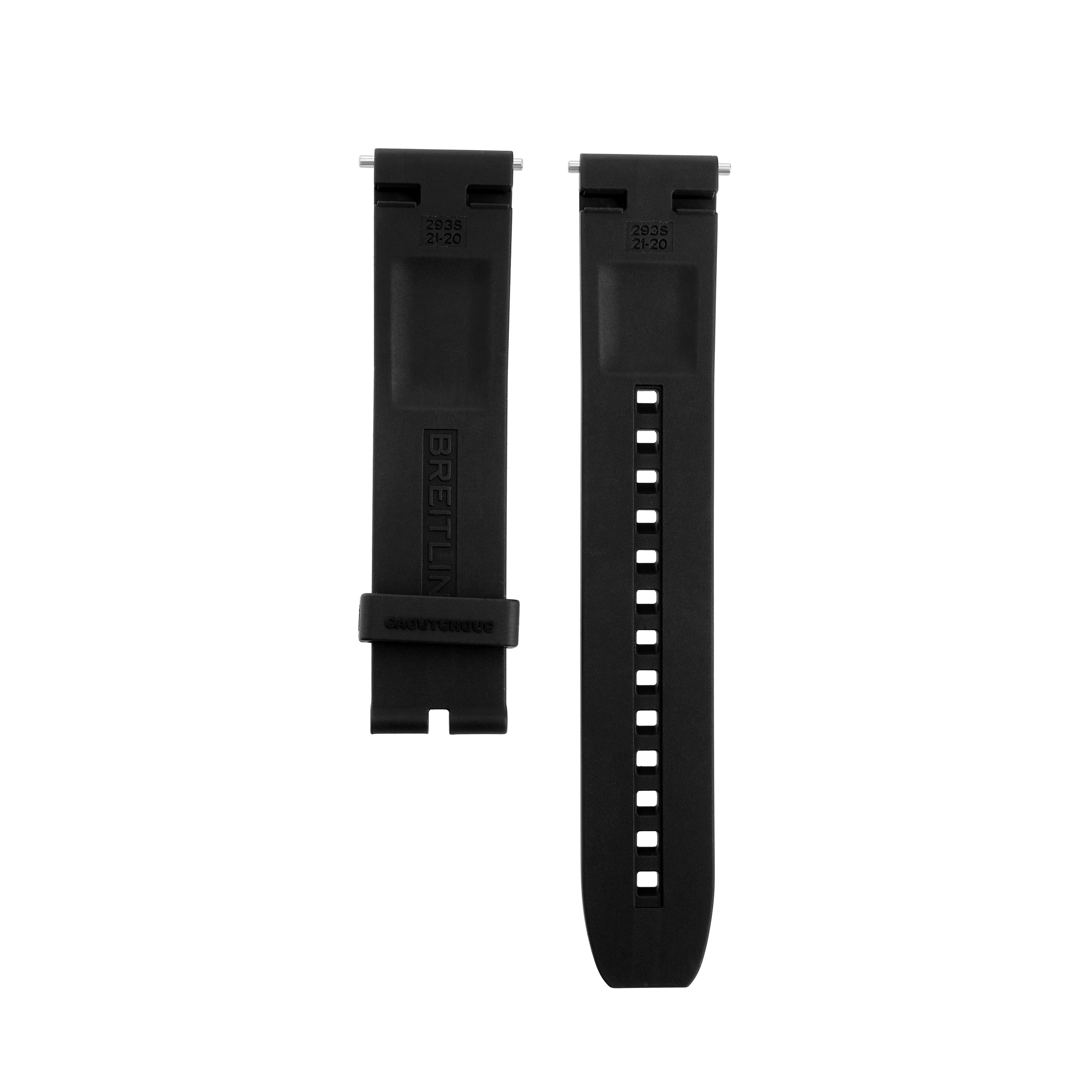 BREITLING Colt Skyracer Kautschukband - Schwarz - 21/20 mm