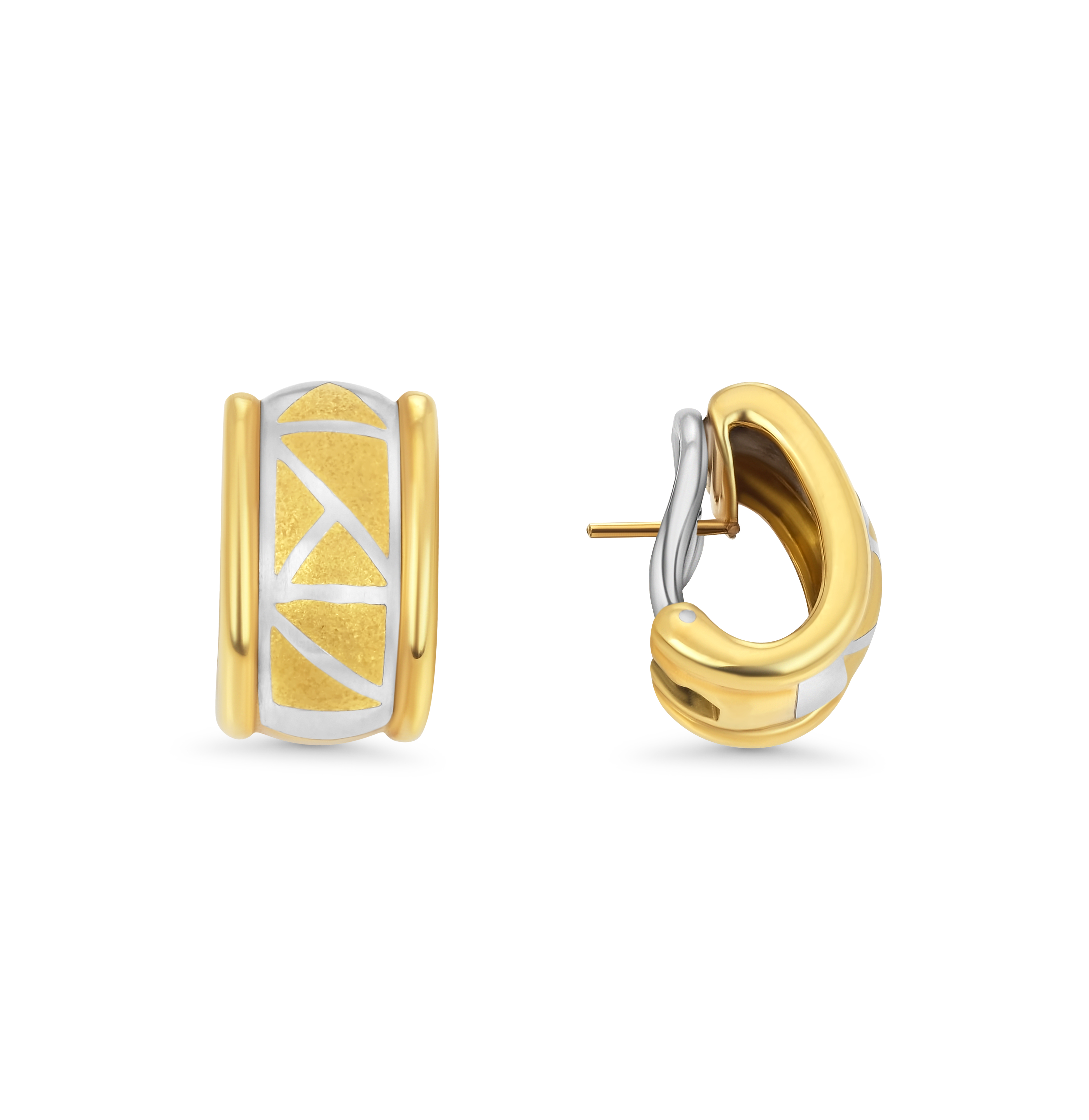 Ohrstecker Clip - Gold 750 / Platin 950 - 22,0 g
