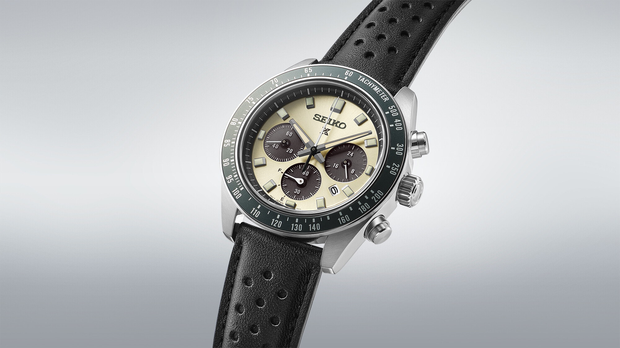 Prospex Speedtimer Solar Chronograph - Champagner / Grün