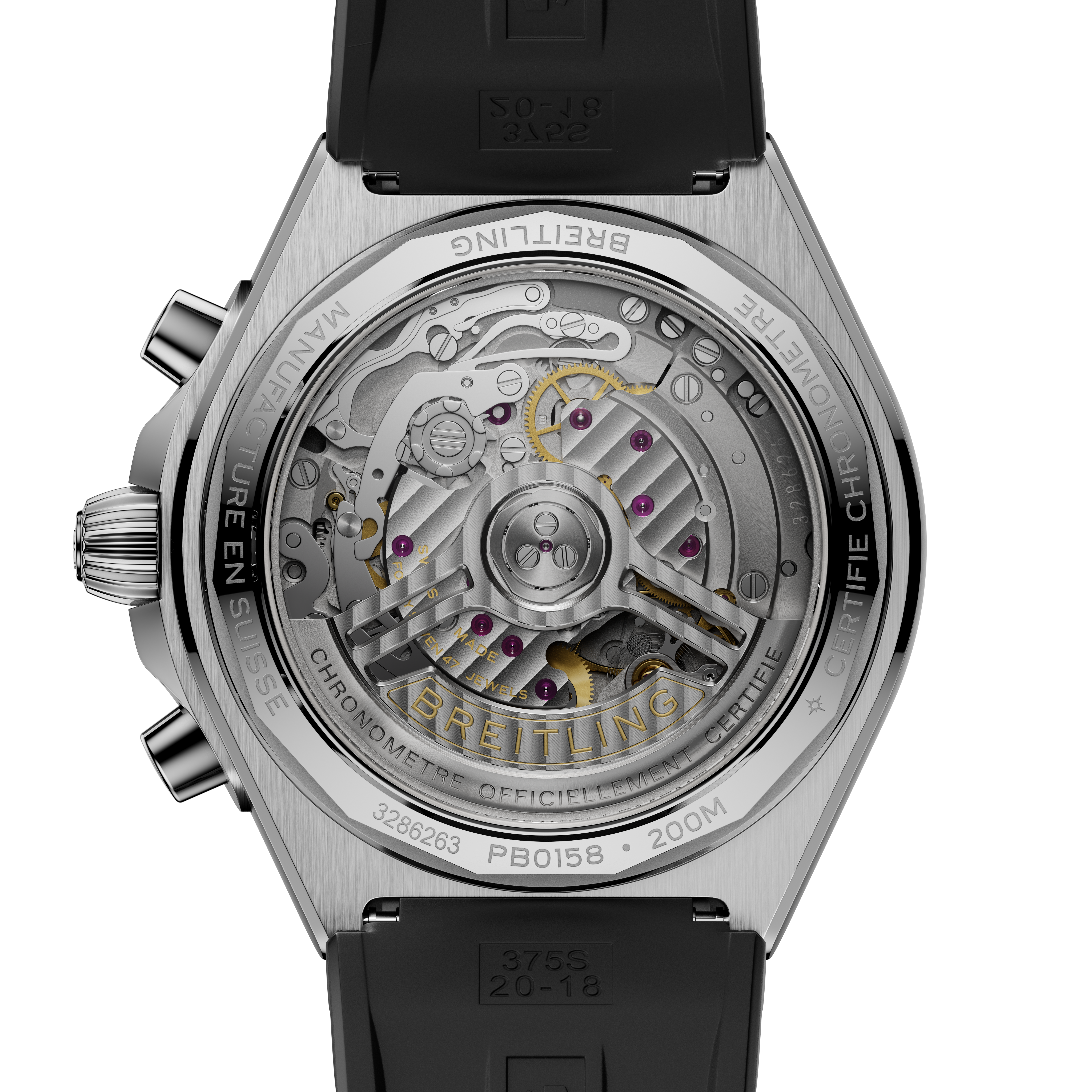 Chronomat B01 42 - Eisblau - Platinlünette 